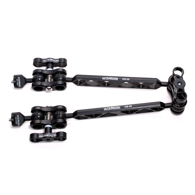 Ultralight CAK-D14-08 cinema double 8" arm package from 1/4" to 1/4"
