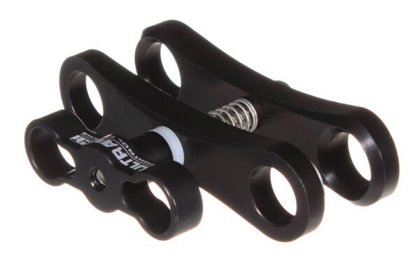 Ultralight AC-CSL long course thread ball clamp with selected black knob.