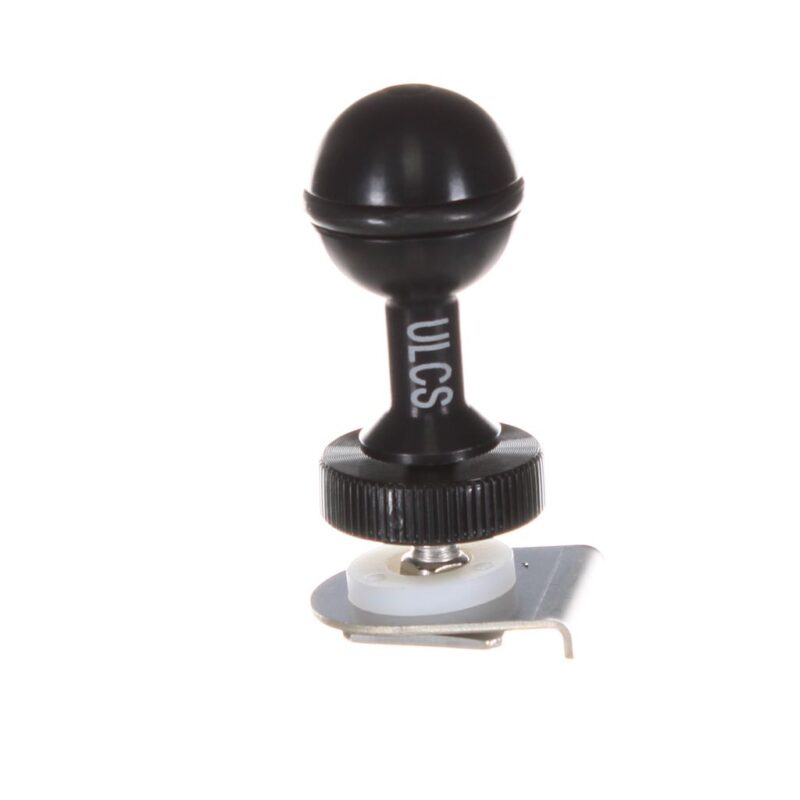 Ultralight AD-HSS stainless steel hotshoe ball adapter