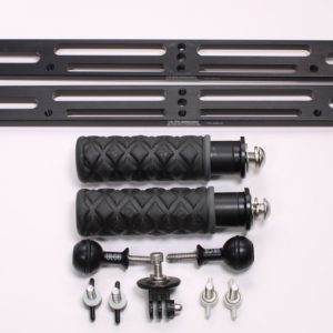 Ultralight DTK-SCSH small caged camera tray package using TR-SBLD using double short handles