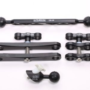 Ultralight UAK-SLCIN-08 underwater single 8" arm with extra long clamp package for Inon strobes
