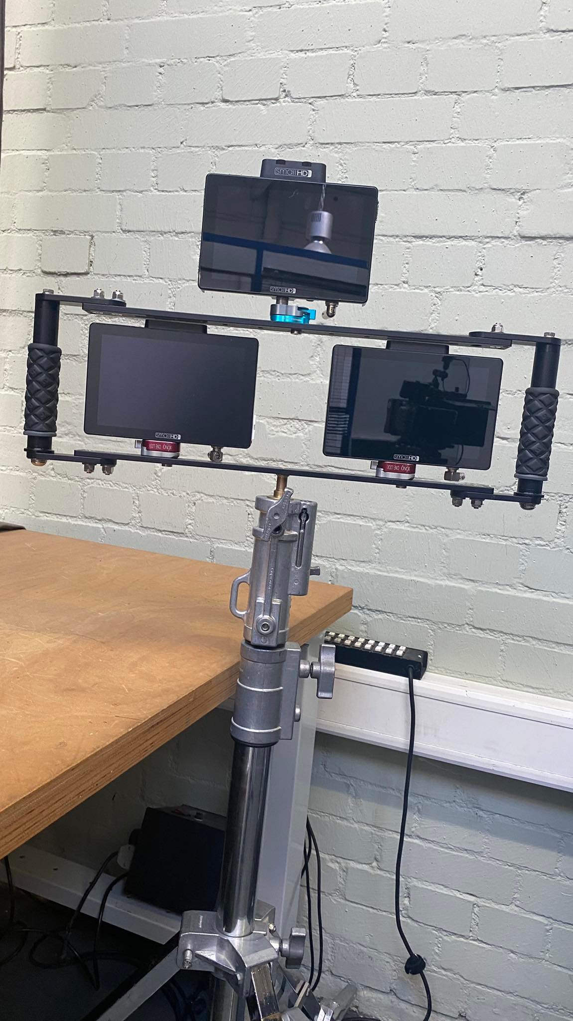 Ultralight dual multi monitor tray