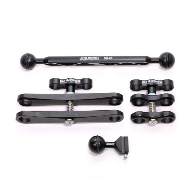 Underwater single 8 arm kit with extra long clamp kit - UAK-SLCIK-08