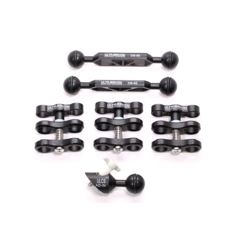 Ultralight Underwater Double 5 Arm Kit for Inon Strobes UAK-DIN-05