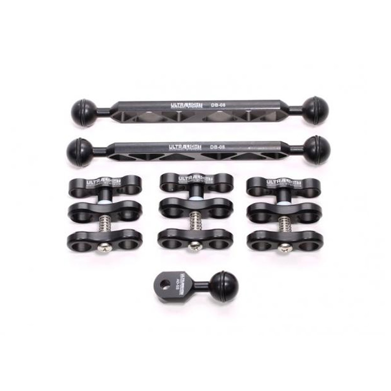 Ultralight Underwater Double 8 Arm Kit for Sea & Sea Strobes UAK-DYS-08