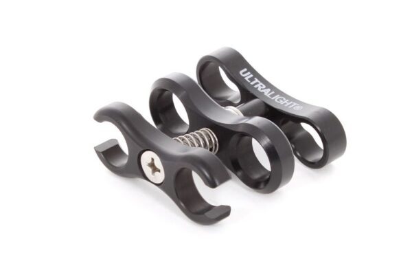 Ultralight AC-CSSK-28 Single Cut-Out Clamp with 1/4"-28 Fine Thread for Underwater Camera Systems and Cinema Rigs