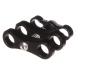 Ultralight AC-CSB ball clamp with black knob for large buoyancy arms