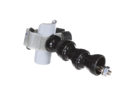 Ultralight AC-SPL small universal flashlight mounting bracket that works with 1/2" locline