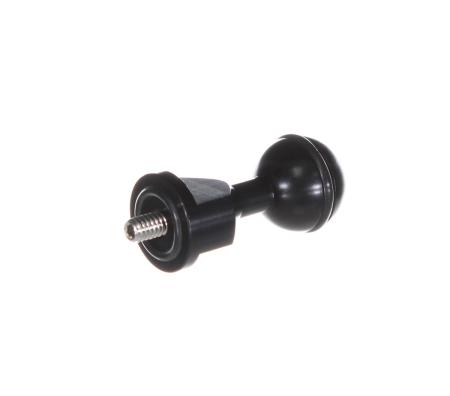 Ultralight AD-1420-IK black universal ball adapter with 1/4" stud