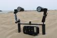 Ultralight caged camera tray with DB-05 arm and AC-CSLXL clamp